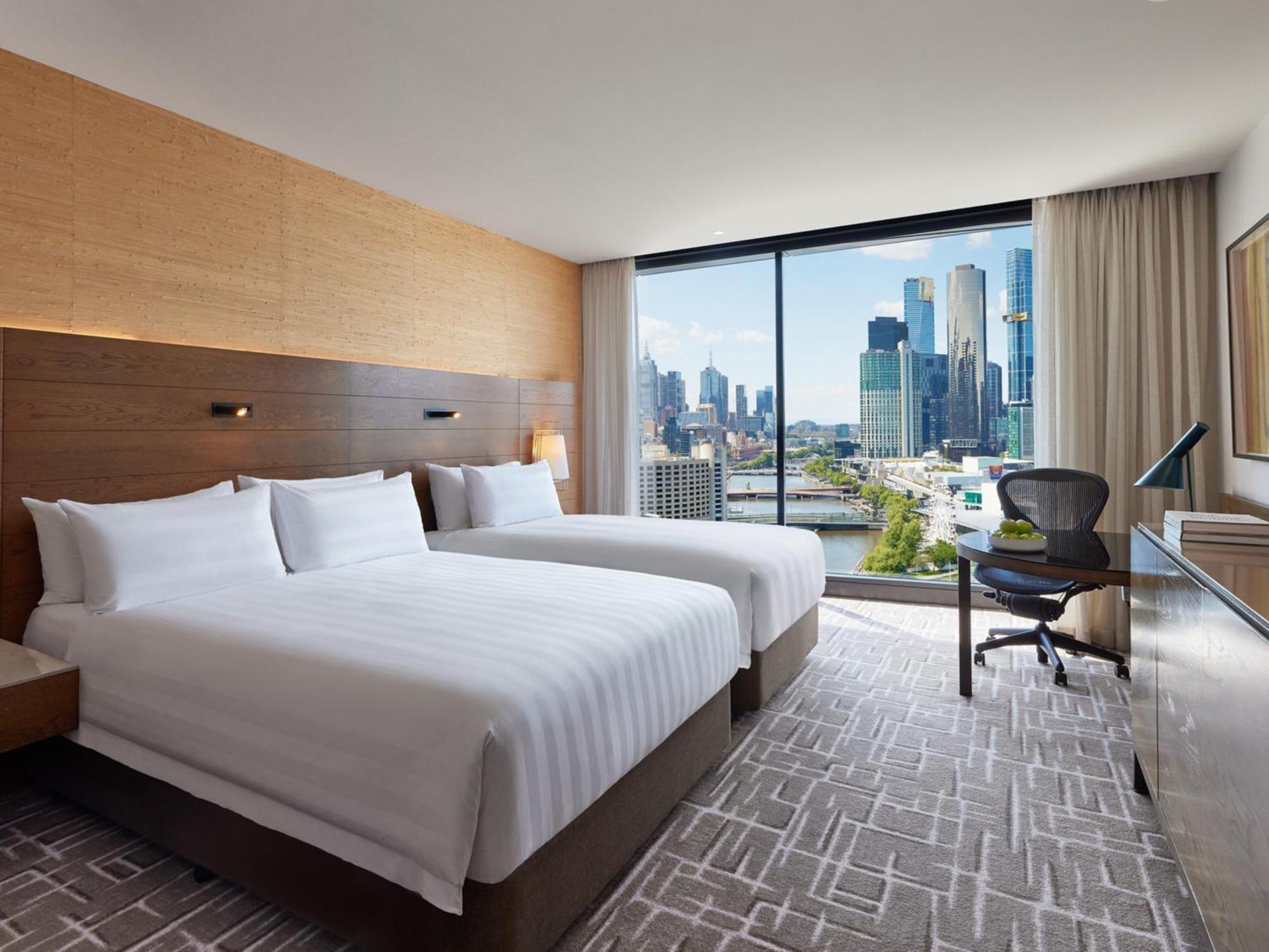 Pan Pacific Melbourne Hotel Eksteriør billede A guest room at the Westin Riverfront